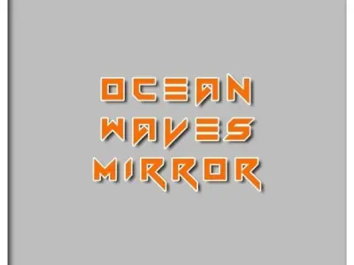 5 Modern Mirrors - Set 01 Low-poly 3D model