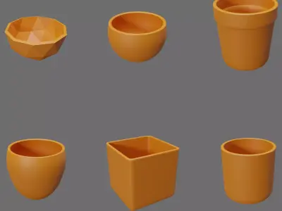 Vases for 3D print Free 3D print model
