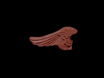 3D Model Wings angel wing 3D print model