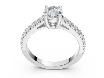 Tiffany Novo Engagment Ring 3D print model