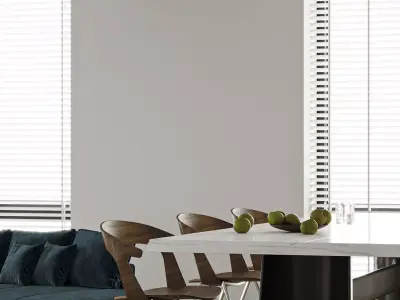 Modern living room dining room interior scenes 526 3D model