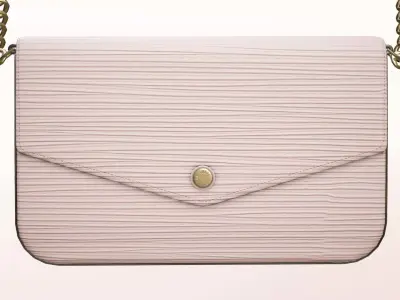 Woman Handbag Louis Vuitton Low-poly 3D model