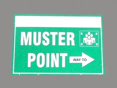 MUSTER Point Sticker Low-poly 3D model