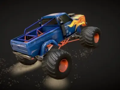 Monster Truck 3D model 3D model
