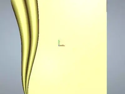 Monument wave 90x70x8 3D model