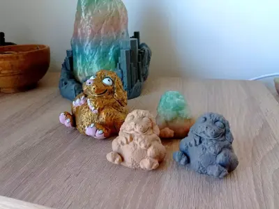 Happy fat dog - Happy animals collection 3D print model