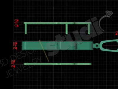 Russian luxury Cross multi parts 3d model 3D print model