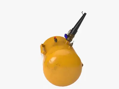 Tire Blaster Tools Low-poly 3D model