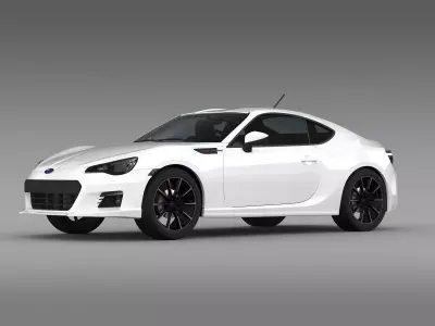 Subaru BRZ R ZC6 2012 3D model