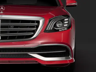 Mercedes Maybach S 560 X222 2018 3D model