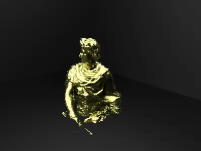 Caius Julius Caesar bust 3D model