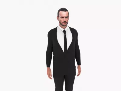 CM Punk Low-poly 3D model