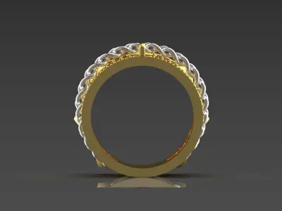 woman luxury jewelry ring jr00011 3D print model