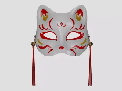 Fox mask 3D model