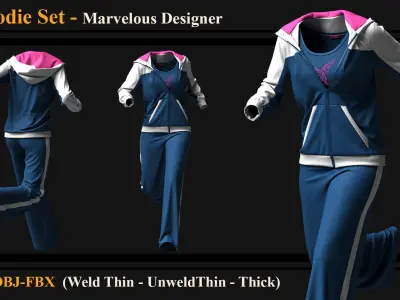 A Sport Set 3D model