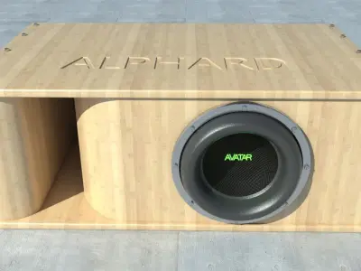 subwoofer car AVATAR 3D model