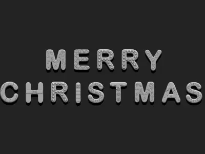 Alphabet A-Z with Christmas Theme -  Letters - Cartoon - Design 3D print model