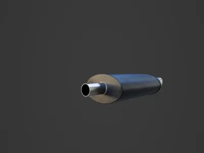 Car Sport Exhaust 3 3D model