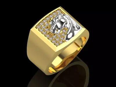 collection of jewelry with the Tiger Motif Collection 3D Model Pack