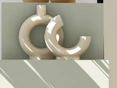 3D modern decoration 3D model