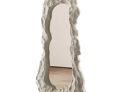 Decorative Floor Mirror V1 3D model