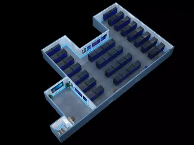 Warehouse 3D model