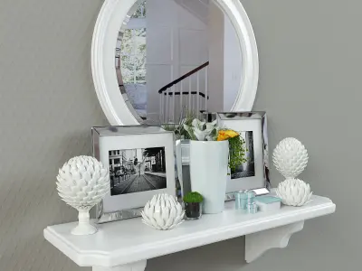 decor for a console 3D model