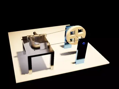  steam engine 3D print model