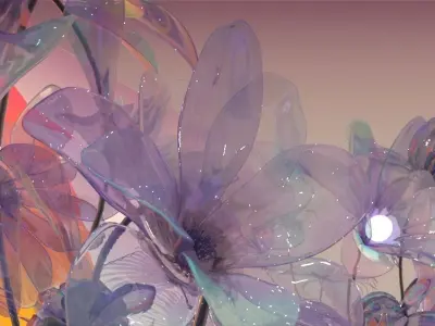 Floristry Fine art display 3D model