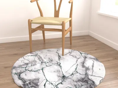 Rugs No 3 Low-poly 3D model