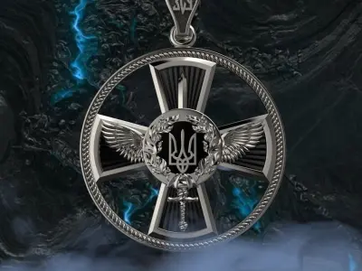 Ukranian Army Emblems 3D print model