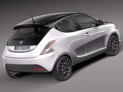 Lancia Ypsilon 2012 3D model