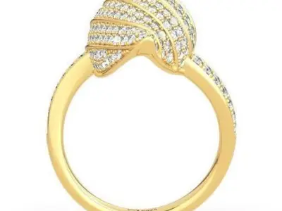 snail ring 3D model
