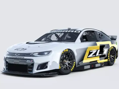 Chevrolet Camaro Nascar NextGen 2022 Template 3D model