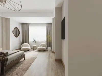 decoration Modern villa bedroom Home 3D model