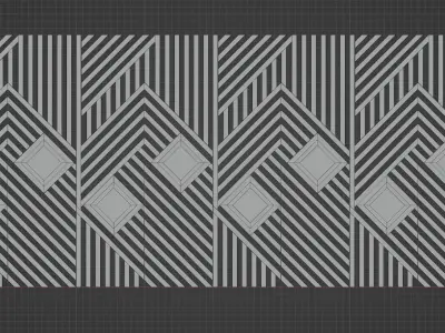 Wall wood seamless set2 V18 3D model