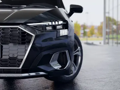 Audi  A3 2021 sedan 3D model