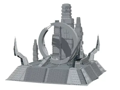 Sci Fi Portal 3D model