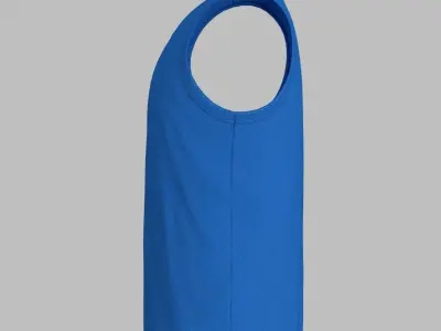 Basketball Jersey Low-poly 3D model