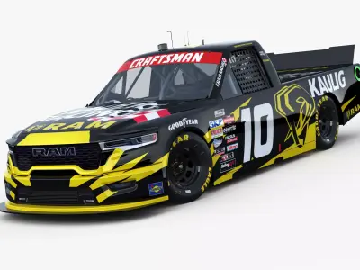 Nascar Truck Ram Kaulig Racing 2026 Low-poly 3D model