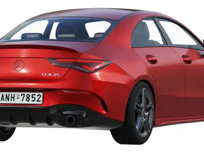 Mercedes-Benz CLA 35 AMG 2020 3D model