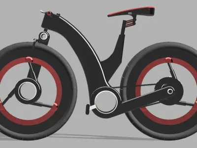 A stylish cycle 3D print model