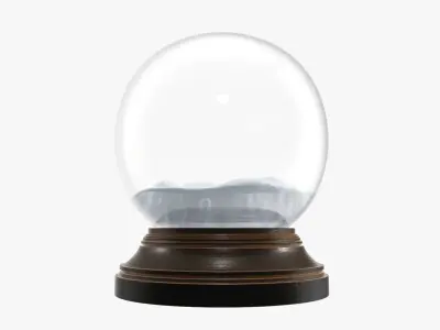 Snow globe toy 01 3D model