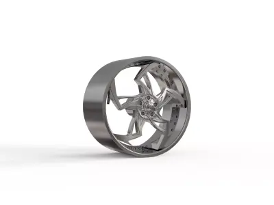 RUCCI FORGED fire CONCAVE WHEEL 3D print model