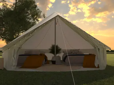 Outdoor Luxury Tent 3D model