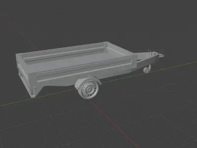 Standard Dropside Trailer 3D print model