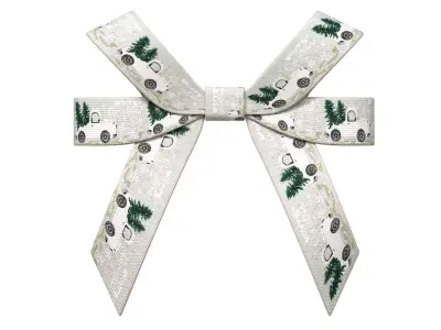 Christmas Bow Ribbon 51 Low-poly 3D model