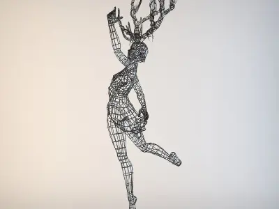 Wire Sculpture 3D model