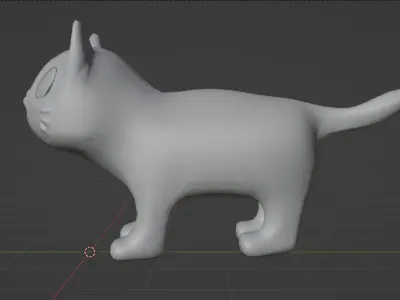 cat 3d model Low-poly 3D model purchase