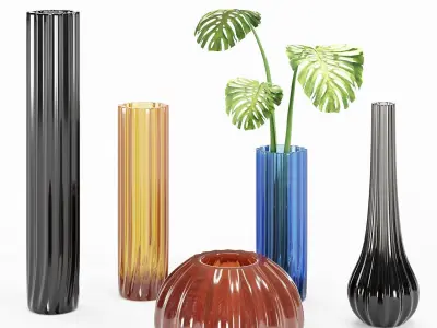 Decor set -No10- Reflex Vase By Sidebar 3D model